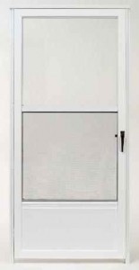 aluminum storm doors